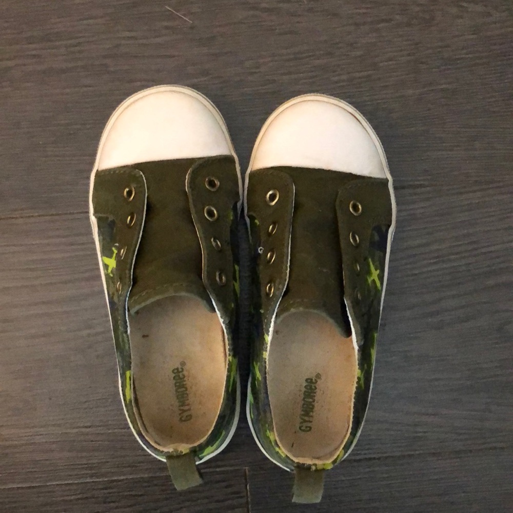 Gymboree boys size 10 airforce slip on shoes
